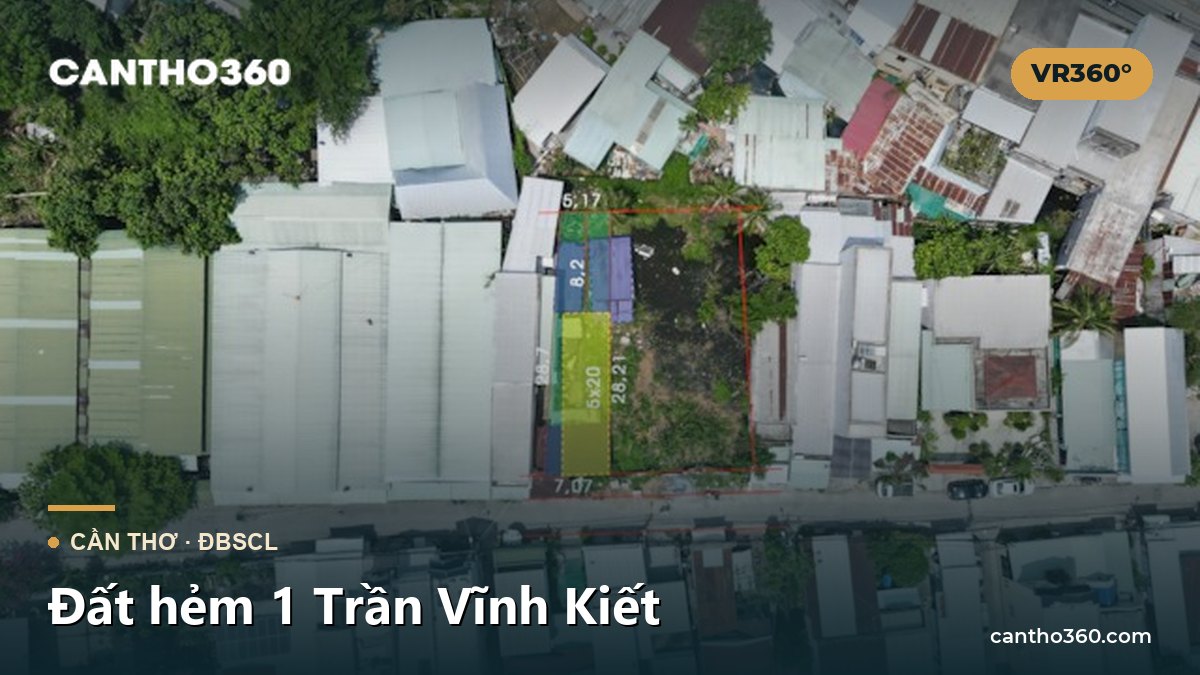 Đất hẻm 1 Trần Vĩnh Kiết