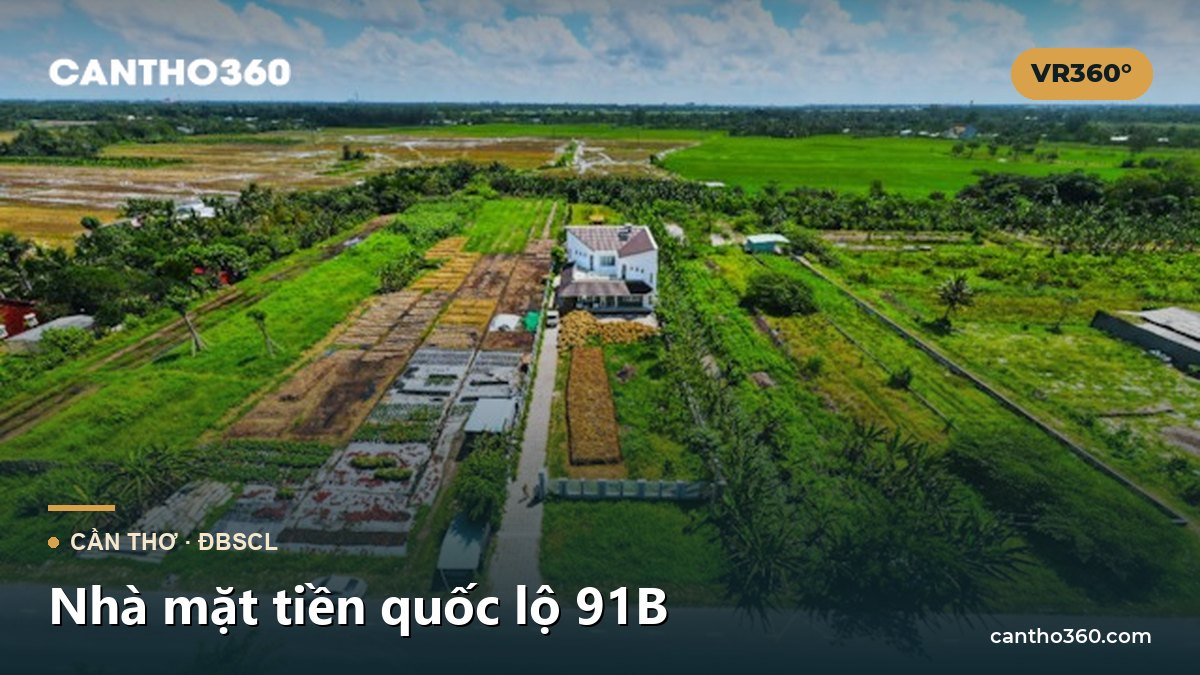Nhà mặt tiền quốc lộ 91B
